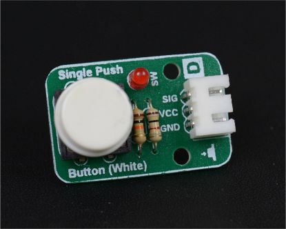 Picture of Single Push Button(White)