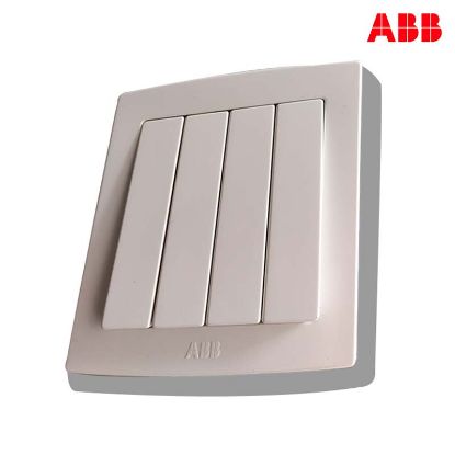 Picture of ABB Concept BS Range 4 Gang 1 Way Switch 10AX250 AC104 – China (Original)